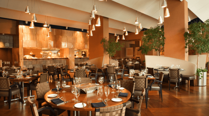 A clean and well-maintained restaurant in Austin, TX.